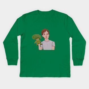 Broccoli Punch - Joe Kids Long Sleeve T-Shirt